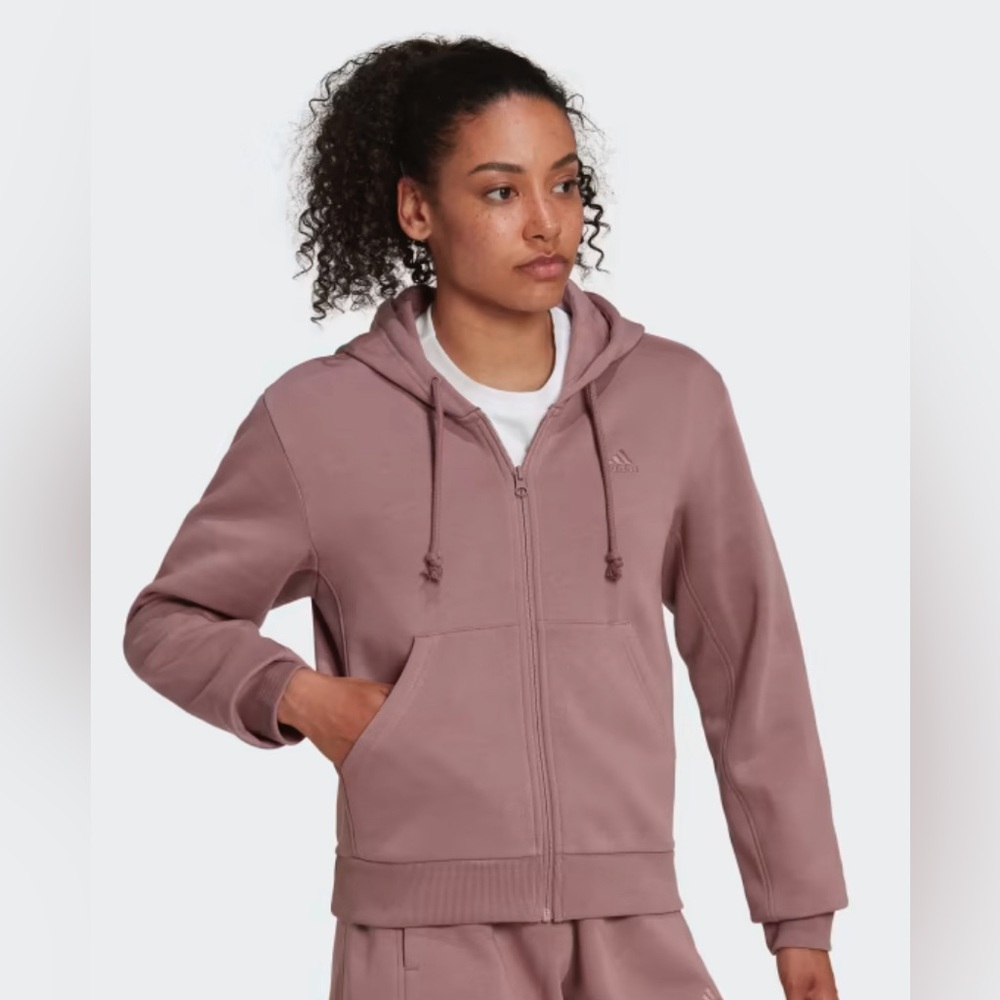 Adidas women zip up hoodie